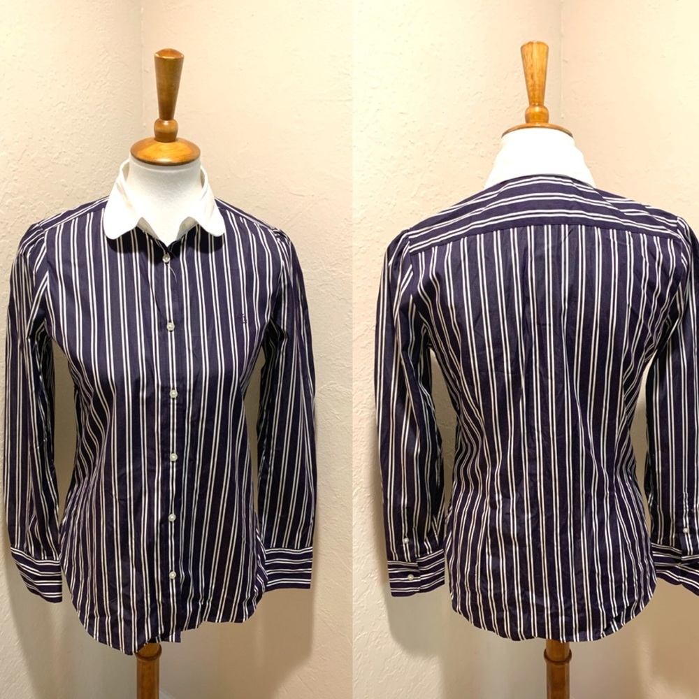 {Ralph Lauren} Striped Cotton Shirt